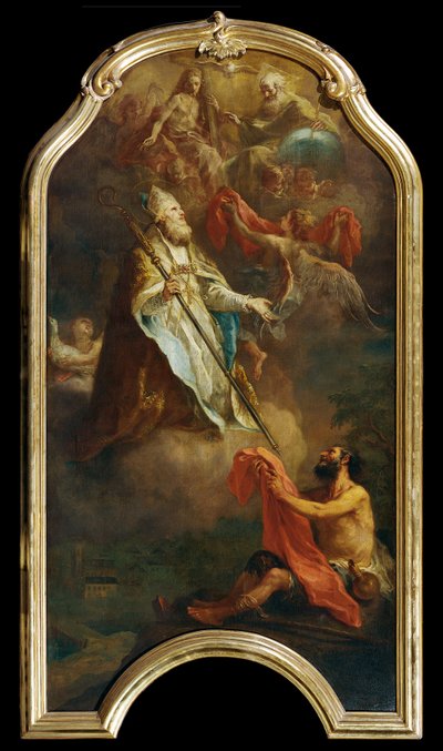 Sankt Martin av Martin Johann Schmidt