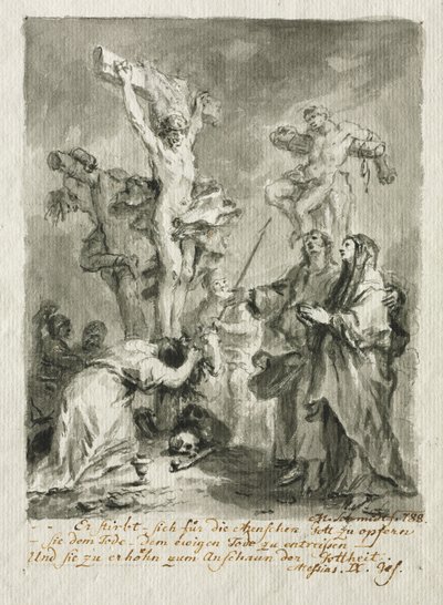 Korsfästelsen, 1788. av Martin Johann Schmidt