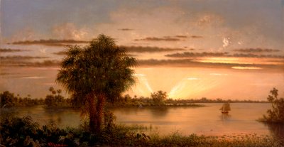 Florida Sunrise av Martin Johnson Heade