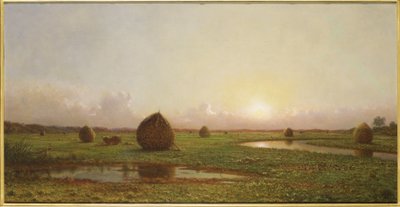 Höstackar, c.1876-88 av Martin Johnson Heade