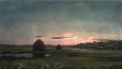 Marshes (olja på duk) av Martin Johnson Heade