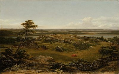 Stenar i New England av Martin Johnson Heade