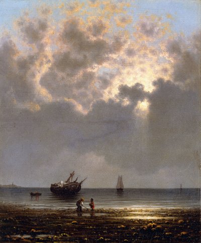 Solen bryter igenom molnen av Martin Johnson Heade