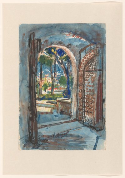 Port i S. Miniato av Martin Monnickendam