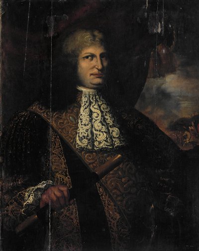 Porträtt av Cornelis Speelman, generalguvernör i Nederländska Ostindien av Martin Palin (attributed to)