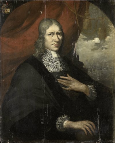 Porträtt av Rycklof van Goens, generalguvernör av Martin Palin (attributed to)