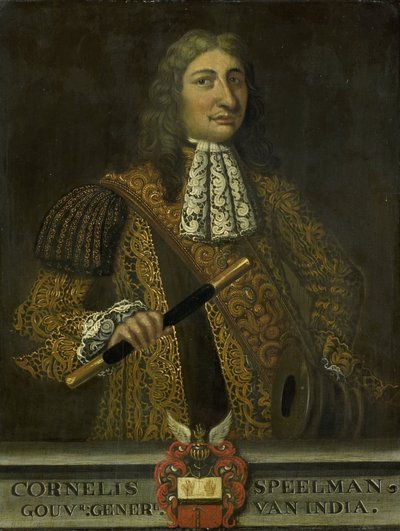 Porträtt av Cornelis Speelman, generalguvernör i Nederländska Ostindien av Martin Palin (copy after)
