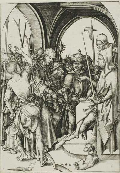 Kristus före Annas av Martin Schongauer