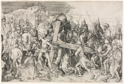 Kristus som bär korset av Martin Schongauer