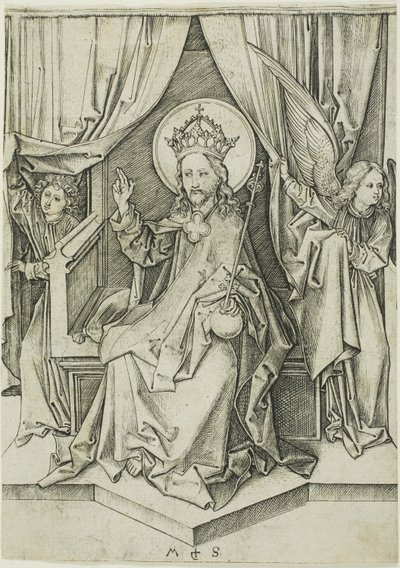 Kristus på tronen av Martin Schongauer