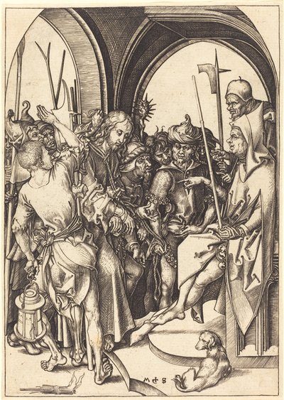 Kristus före Annas av Martin Schongauer