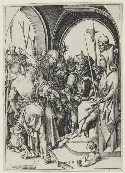 Kristus före Annas av Martin Schongauer