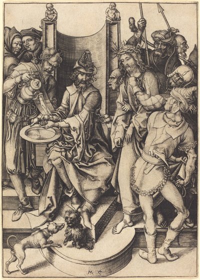 Kristus inför Pilatus av Martin Schongauer