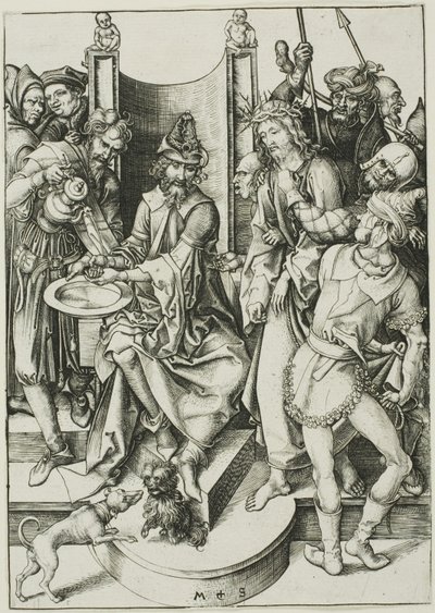 Kristus inför Pilatus av Martin Schongauer