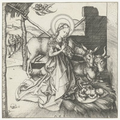 Kristi födelse av Martin Schongauer