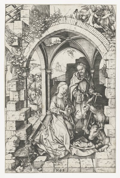 Kristi födelse av Martin Schongauer