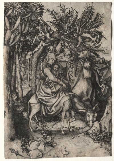Flyg till Egypten. av Martin Schongauer