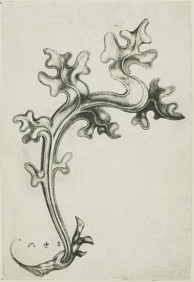Bladprydnad av Martin Schongauer