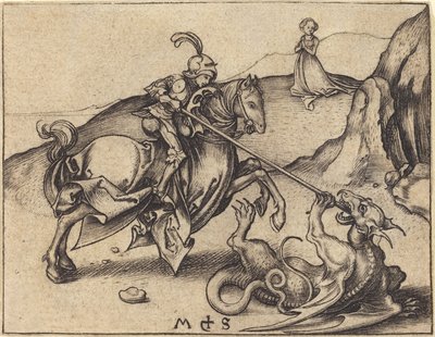 Sankt Georg av Martin Schongauer