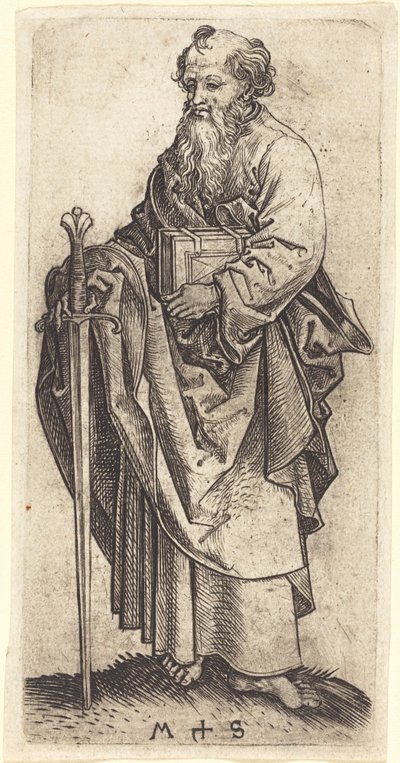 Sankte Pär av Martin Schongauer