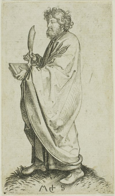 St Bartholomeus, från Apostlarna av Martin Schongauer