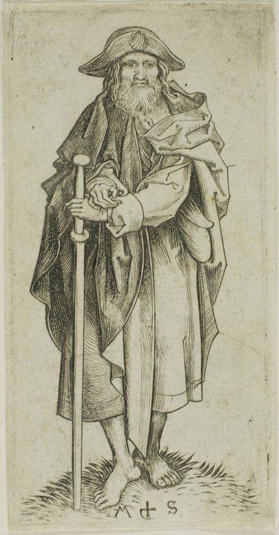 St. James Major, från Apostlarna av Martin Schongauer