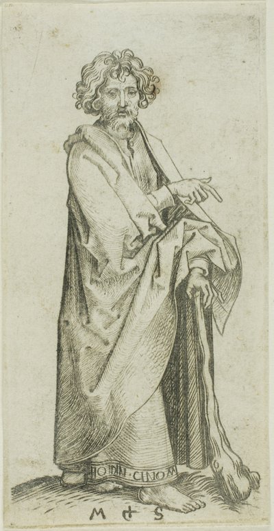 St James Minor, från Apostlarna av Martin Schongauer