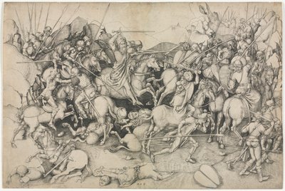 St. James och saracenerna, 1400-talet. av Martin Schongauer