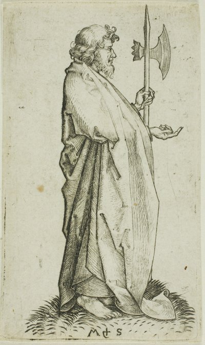 S:t Matthias, från Apostlarna av Martin Schongauer