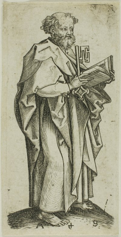 S:t Petrus, bland apostlarna av Martin Schongauer