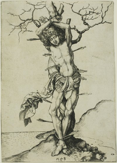 St Sebastian av Martin Schongauer
