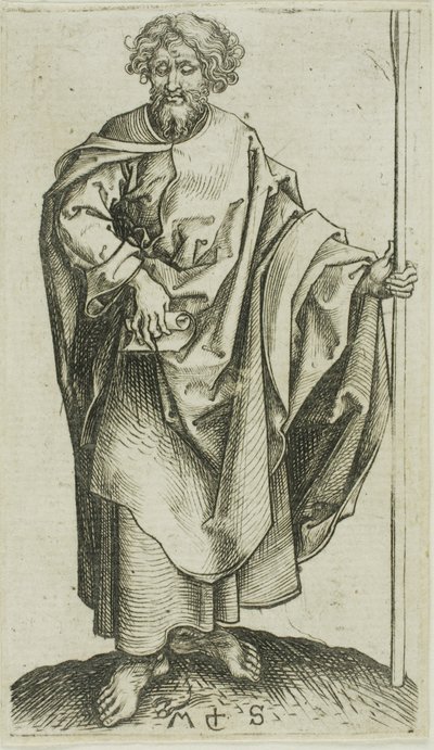 S:t Thomas, från Apostlarna av Martin Schongauer
