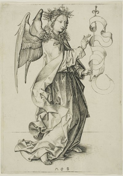 Bebådelsens ängel av Martin Schongauer
