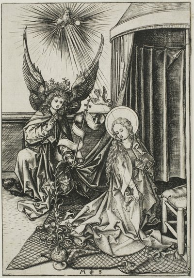 Bebådelsen av Martin Schongauer