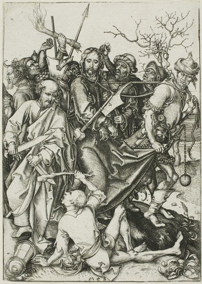 Kristi svek, från The Passion av Martin Schongauer
