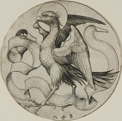 Örnen i St. John av Martin Schongauer