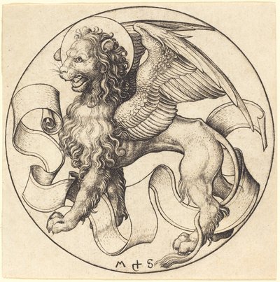 Lejonet av Sankt Markus av Martin Schongauer