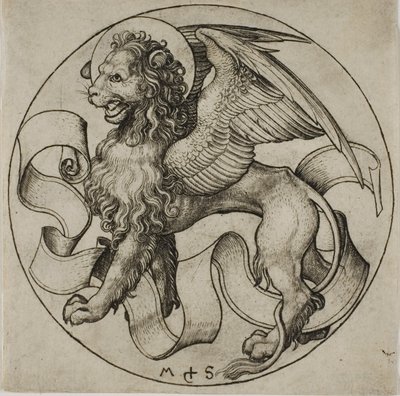Lejonet av Sankt Markus av Martin Schongauer