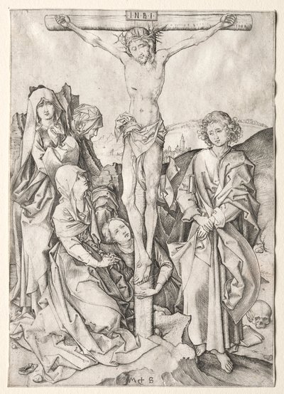 Passionen: Kristus på korset. av Martin Schongauer