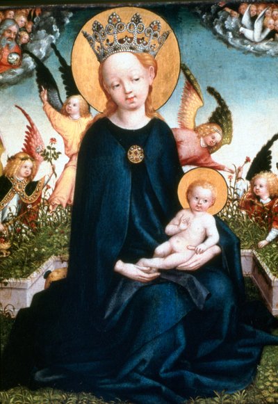 Jungfru och barn, 1400-talet av Martin Schongauer