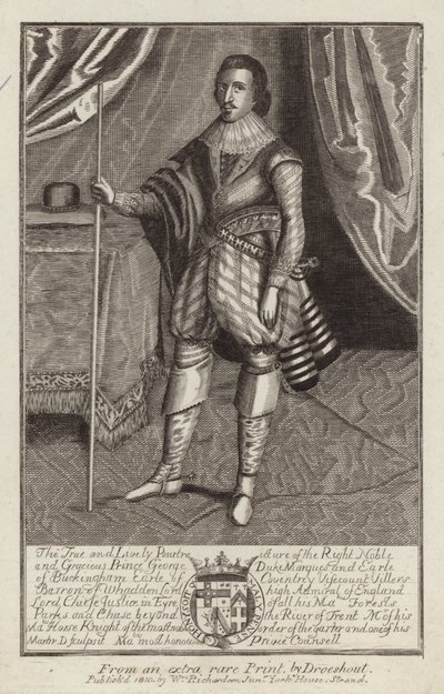 George Villiers av Martin, the elder Droeshout