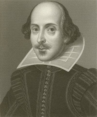 Shakespeare (gravyr) av Martin the elder Droeshout