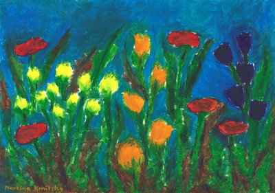 Blomma äng på sommaren av Martina Konitzky