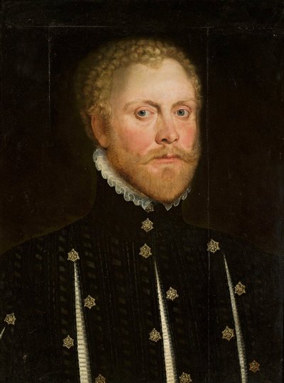 Porträtt av Johannes av Pernstein av Martino Rota