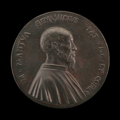 Marco Mantova Benavides, 1489-1582, advokat och samlare [framsidan]. av Martino da Bergamo