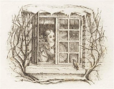 Illustration till "Halvhundra fabler för barn" av Hey av Martinus Rørbye
