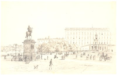 Stockholms slott av Martinus Rørbye