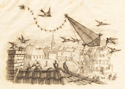 Illustration till "Halvhundra fabler för barn" av Hey av Martinus Rørbye