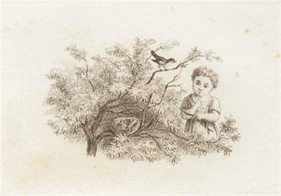 Illustration till "Halvhundra fabler för barn" av Hey av Martinus Rørbye