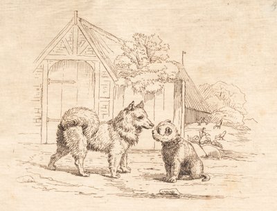 Illustration till "Halvhundra fabler för barn" av Hey av Martinus Rørbye